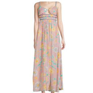 Free People Wisteria Multicolor Maxi Dress Size Small